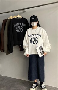 秋季新款 时尚短款卫衣图片