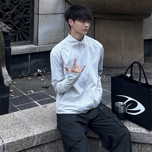春夏款高品质冰感速干防晒服休闲户外运动外套透气弹力机能风夹克图片