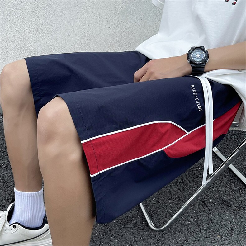 K185-P32夏季宽松型时尚潮牌五分裤,男装休闲裤,星座1501-1