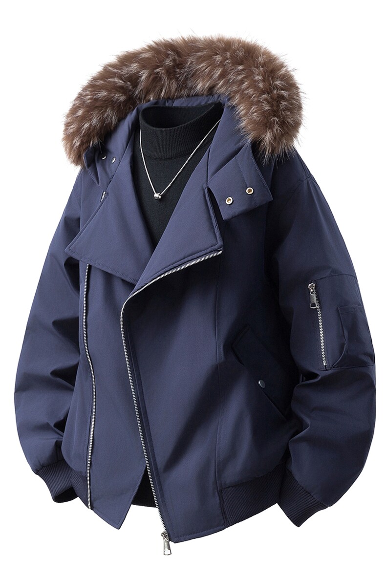 有90绒报告可拆卸毛领羽绒服派克服标90绒78197P268控428,男装羽绒服,星座227-7