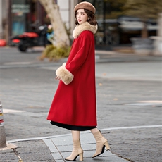 女装女士精品毛呢外套2025年冬季中长款，女装毛呢外套，1D073