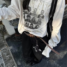 简约2026新款荆棘刺绣水洗ins风宽松直筒阔腿牛仔裤长裤男女款ins，男装牛仔裤，星座506A