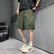 夏季工装短裤男ins潮牌日系休闲百搭潮流痞帅五分裤子DK02512-P45，男装休闲裤，星座308B-2