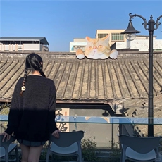 黑色斑点狗水貂绒毛衣男女冬季软糯慵懒马海毛针织衫AMY9197-P48，男装针织衫/毛衣，星座208-5