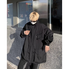 秋季工装外套男款潮牌帅气日系港风百搭潮流Q704-P62，男装夹克，星座1109-3