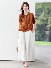 现货新品·2026夏装时尚透气品质女装两件套，女装套装/套裙，木子恋