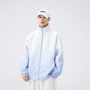 秋季宽松两面穿夹克男渐变立领上衣外套DSA157B-JK7906-P68图片