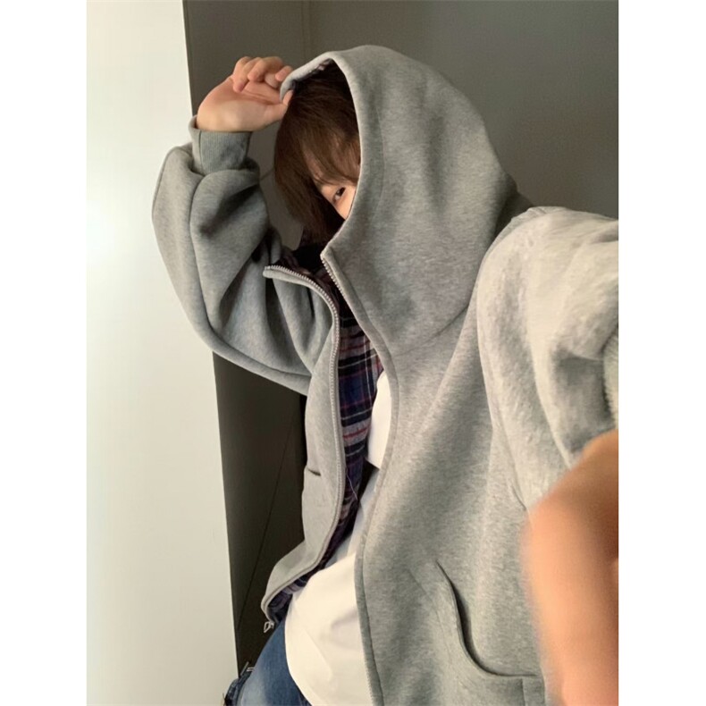 5719-P64原版格子布刺绣后包领情侣款休闲宽松卫衣薄款/加绒,男装卫衣,星座617A-2