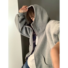 5719-P64原版格子布刺绣后包领情侣款休闲宽松卫衣薄款/加绒，男装卫衣，星座617A-2