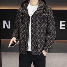 秋季夹克男高品质连帽外套型男商务休闲青年外套男N25802-P105，男装夹克，星座310B-3