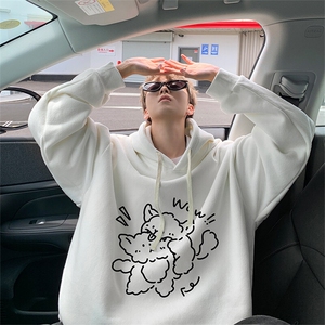 连帽卫衣男大码胖子帽衫大号运动服WY2427-P35图片
