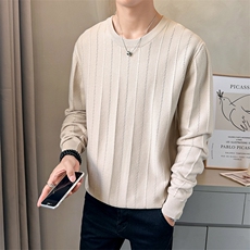 店主风毛衣男纯色2025秋款圆领打底衫套头男上衣B317/M2519/P78，男装针织衫/毛衣，电商B317