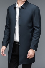 DZ62299钱塘2020-3冬季厚款保暖商务休闲翻领中年男士羽绒服P200，男装羽绒服，钱塘207-3