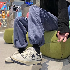 灯芯绒裤子男秋冬潮流韩版宽松哈伦裤K515P35，男装休闲裤，星座1116-2