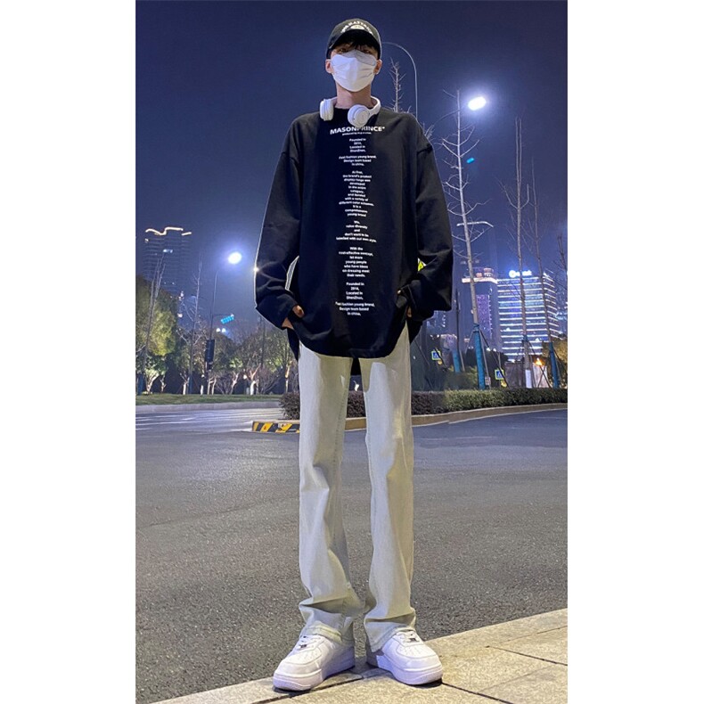 2024春款修身微喇复古弹力牛仔裤715-6-BK01P50，男装牛仔裤，星座715-6