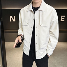 工装夹克男休闲上衣翻领衬衫外套夹克A329-JK119-P105，男装夹克，电商A329