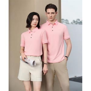 工作服定制LOGO 夏季200克冰丝团服工作服POLO衫 广告衫LS2407P30图片