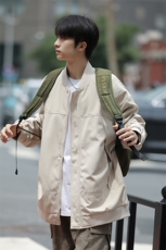 新款飞行夹克男美式复古棒球服外套高街潮牌CYJK9269P-75控价109，男装夹克，电商A128