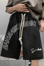 XZ514-2-1522-P43夏篮球运动裤男麂皮绒印花学生跑步休闲五分裤，男装牛仔裤，星座514-2(原B239)