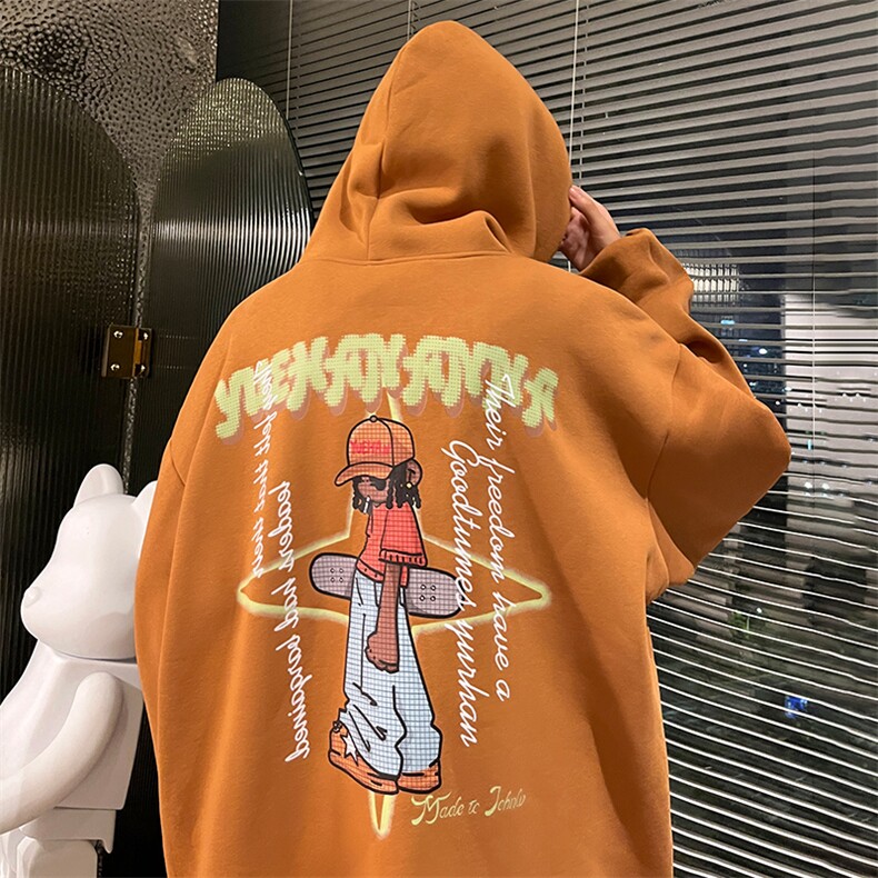 抖音供货、复合重磅360克现货连帽卫衣宽松D223A-WY2317-特P35,男装卫衣,电商019-1