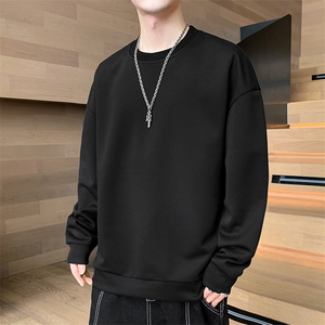 店主风春季新款圆领卫衣男纯色休闲卫衣VE55200-P35