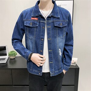 JK925-p55-限价78大量现货网格牛仔夹克肥仔量足破洞印花大码,男装夹克,星座103A