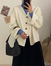 绵羊绒短款大衣，其它，FMV