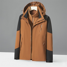 时尚潮流男女同款冲锋衣防水防风秋冬保暖短外套轻便舒适户外运动，女装短外套，衫都服饰