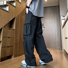 美式冲锋裤子男新款运动登山裤宽松休闲工装裤K0801-P40，男装工装外套，星座308B-2