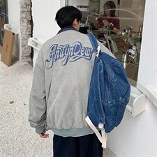 棒球服男潮牌百搭宽松夹克韩版潮流外套ins港风休闲上衣J083-P60图片
