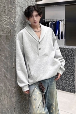 男女同款时尚潮流港风上衣潮搭个性设计感休闲卫衣HY723TP45控78，男装卫衣，电商A102B