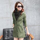 时尚女装风衣外套修身显瘦气质百搭，女装风衣，丽影随形