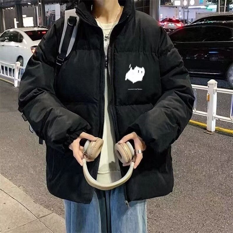 加厚棉衣男女冬潮流潮棉服休闲情侣款oversize棉袄外套男M224P60,男装棉衣,星座1013-5