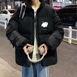 加厚棉衣男女冬潮流潮棉服休闲情侣款oversize棉袄外套男M224 P60图片