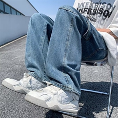 气质慵懒牛仔裤高腰流行潮流新款百搭M5087P55，男装牛仔裤，星座1116-2