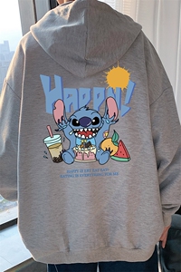 KS21077-P38 加绒-P43 连帽开衫卫衣男运动外套大码班服图片
