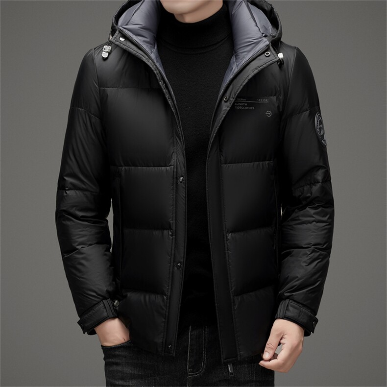 DAJ2309钱塘2020-2时尚新款百搭冬季厚款休闲中年男士羽绒服P250,男装羽绒服,钱塘207-2