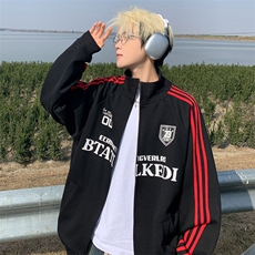 2025春节新款男士潮牌开衫卫衣百搭学生外套WY09特P68，男装卫衣，电商B220
