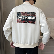 2025春季刺绣工装休闲刺绣夹克外套男棒球服上衣潮JK106-P110，男装夹克，电商A413