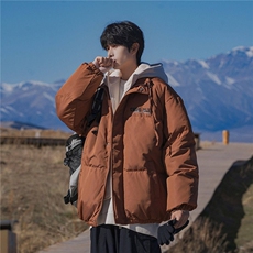 日系假两件棉服冬季加厚连帽帅气潮牌宽松棉袄外套YSSQ-570-P87，男装棉衣，星座1109-3