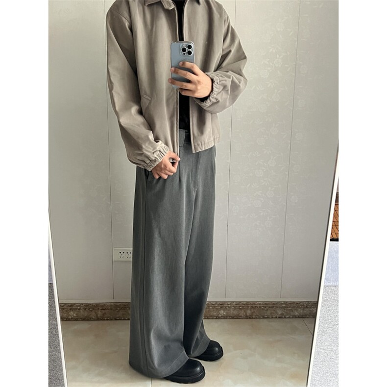 【有货】哈林顿外套男高级感痞帅美拉德翻领夹克XZ256CC-特P68,男装夹克,星座1007（原301D）