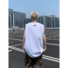 B225-T9262-P39-X49--全棉-潮流新款美式印花运动背心，男装背心/马甲，电商B225