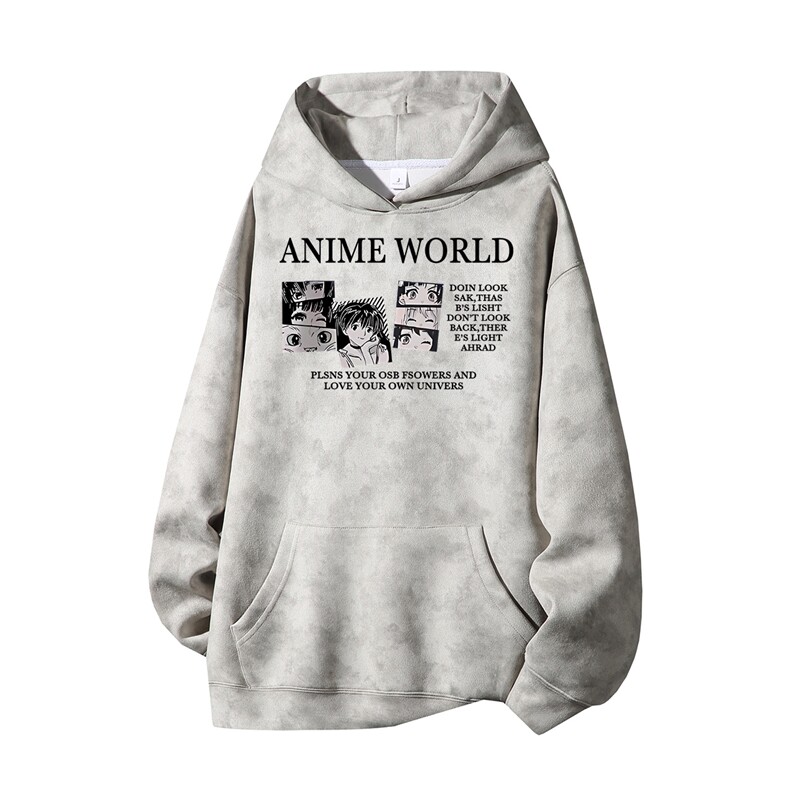 得物供货、重磅420克现货麂皮绒扎染卫衣HD019-1-WL25286ZR-P45,男装卫衣,电商019-1