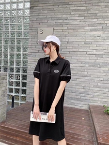 ［爱美欧］夏季新款.针织polo连衣裙图片