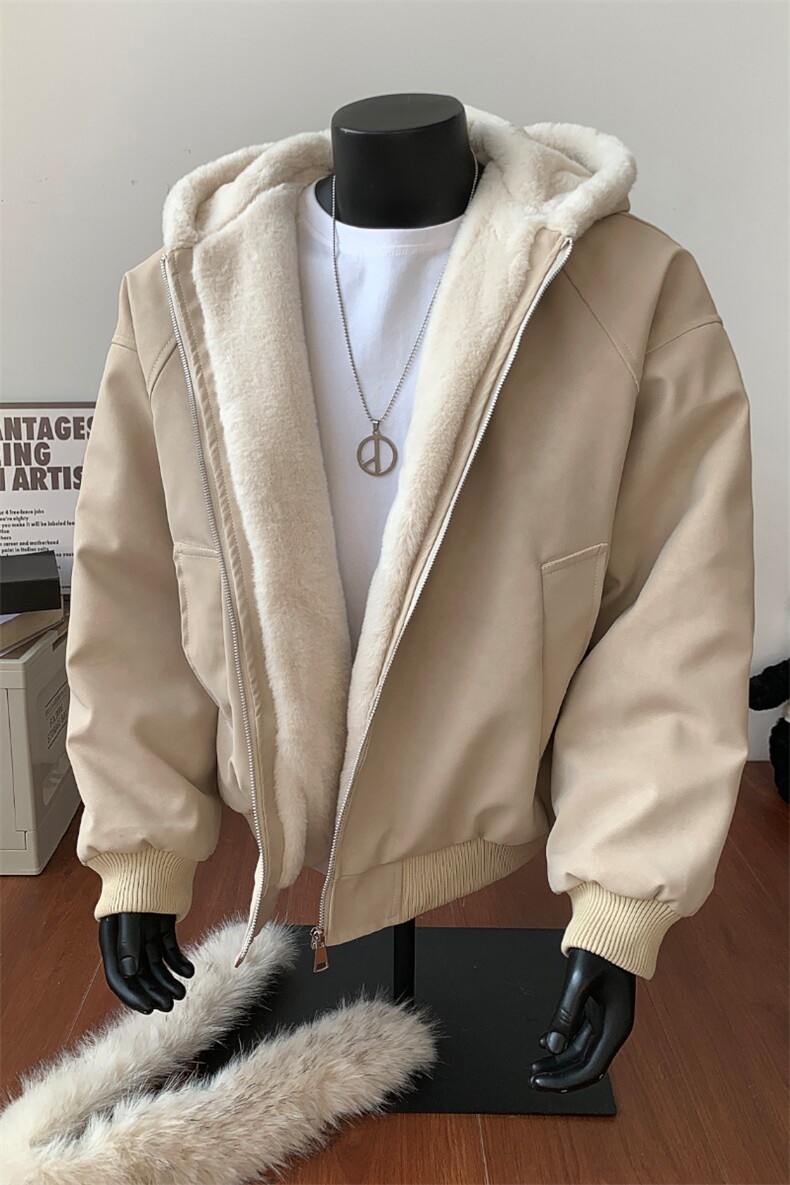 大理石座山雕连帽绒毛刺绣外套冬季棉服夹克XZ514-2-25106-特P100,男装夹克,星座514-2(原B239)