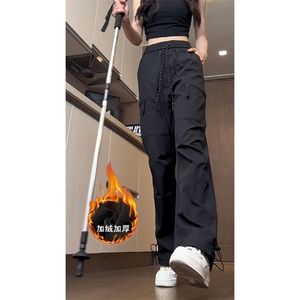 加绒秋冬户外防水冲锋裤休闲工装裤K830-1特P55 有薄款图片