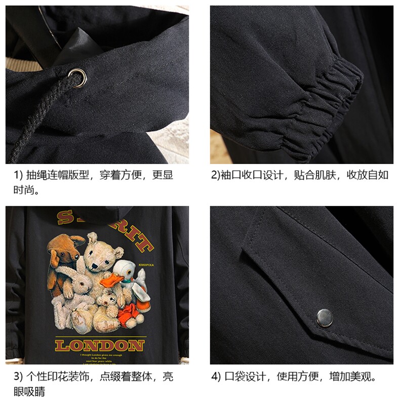 JK41216-P85加棉款-P115纯棉连帽夹克男士大码工装夹克男砖墙,男装夹克,电商A040A