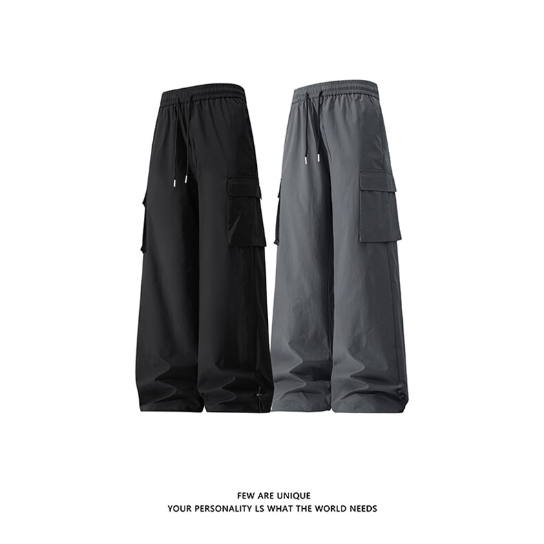 白底美式机能工装裤子男春季宽松直筒冲锋裤子-A2214TP35控68,男装工装外套,电商B241
