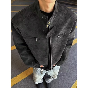 夹克外套男款秋冬美式复古vintage棒球服工装外套 JKW26图片