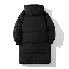 冬季中长款棉衣男加厚保暖棉服潮流连帽袄子潮流A266-WMY2112-P85，男装棉衣，电商A266
